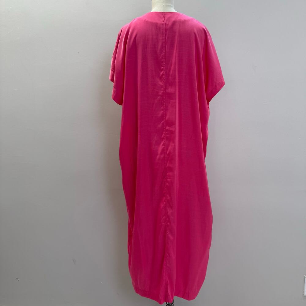 H&M Hot Pink Kaftan Oversized Dress💚 - Picture 8 of 10